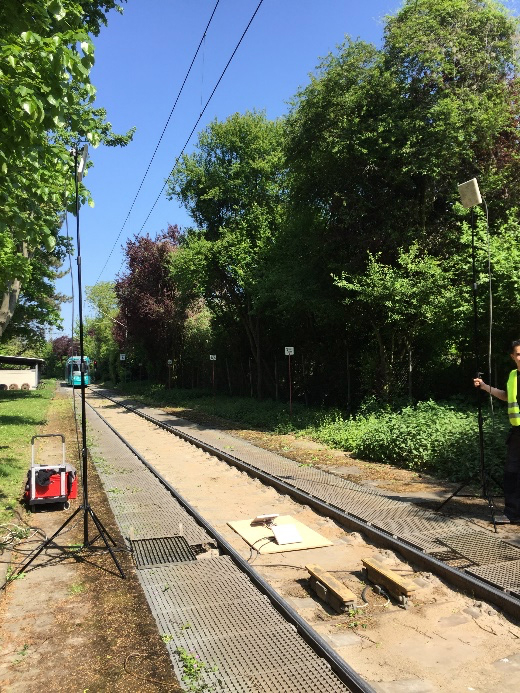 Testaufbau des RFID-Portals (Umfahrung StZw) Testaufbau des RFID-Portals (Umfahrung StZw)