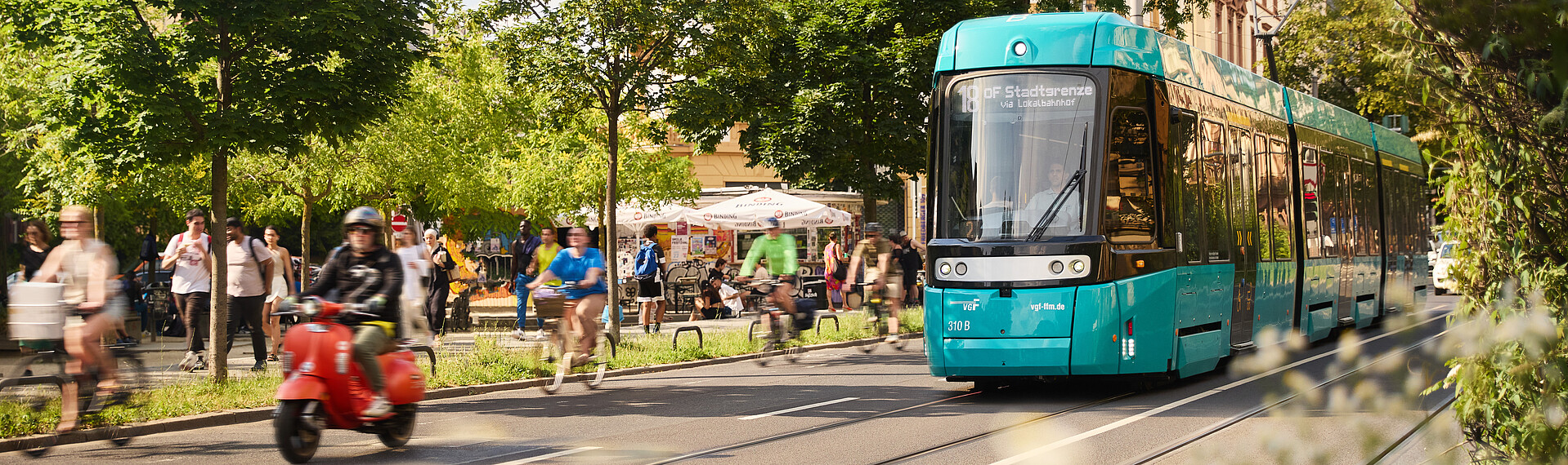 T-Wagen in der Friedberger Landstraße